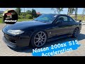 Nissan Silvia s15 Spec S Acceleration | Przyspieszenie 0-150 km/h
