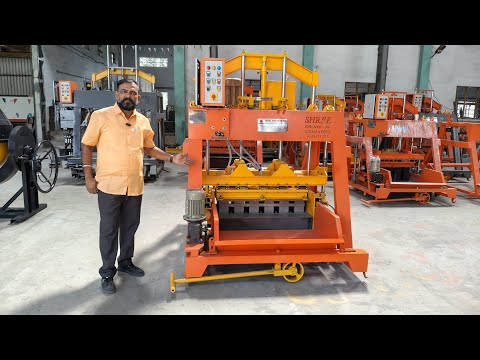 Hollow Block Making Machine 860 mm Model Six Vibrator