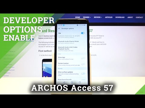 How to Unlock Developer Options in ARCHOS Access 57 – Access Developer Mode