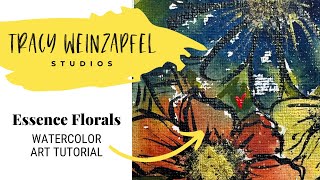 Loose Watercolor Flowers with Decadent Pies Palette (Fall Floral Art Journal Tutorial)