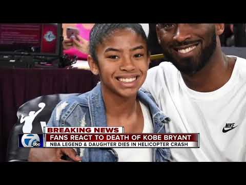 Fans react to death of Kobe Bryant