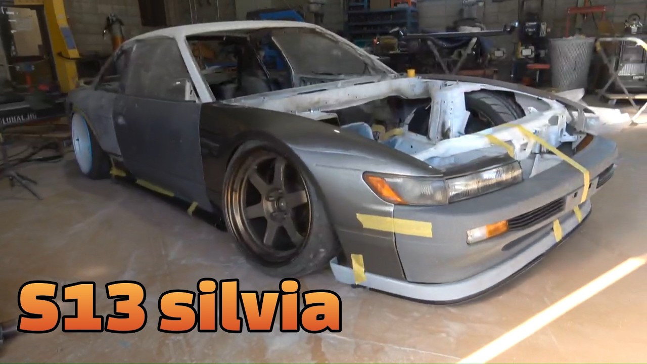 S13シルビア ペダルとステアリングとボディカラーとパイプベンダー