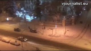 Χιόνια στην Αγ, Δημητρίου στη Θεσσαλονίκη