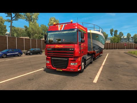 ETS2!!! []Van Bourges naar Düsseldorf!!! []Euser Speciaal Transport Heinenoord!!!
