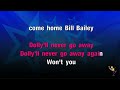 Red Robin-hello Dolly-bill Bailey-bye Bye Blackbird - Old Time Singalong Medley Karaoke