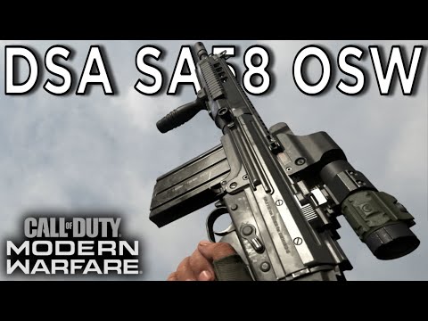 DSA SA58 OSW (FAL) on Modern Warfare Gameplay (PS5)