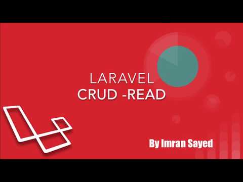 13 CRUD Read functionality | Laravel 5 6