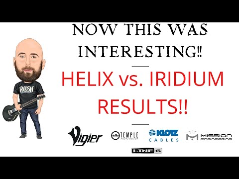 NOW THIS WAS INTERESTING!!! | Strymon Iridium vs. Helix MARSHALL TONES RESULTS!!