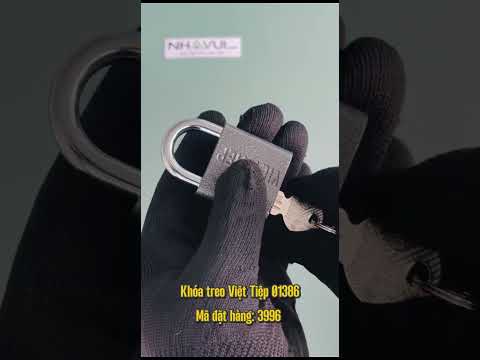 Khóa Việt Tiệp 01386 3 chìa ép vỉ