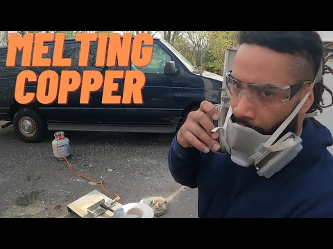 How I melt copper at home - 2 chunky 3KG bars!