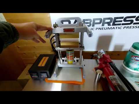 Dabpress New 10 Ton Driptech Rosin Press Machine | 3x5" Rosin Press Plates Kit | Dabpress Tech Made