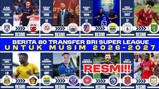 Download lagu RESMI‼️REKAP 80 TRANSFER BRI SUPER LEAGUE 2026/27 | PERSIJA - PERSIB - PERSEBAYA - PERSIK - AREMA FC mp3 Download lagu RESMI‼️REKAP 80 TRANSFER BRI SUPER LEAGUE 2026/27 | PERSIJA - PERSIB - PERSEBAYA - PERSIK - AREMA FC mp3