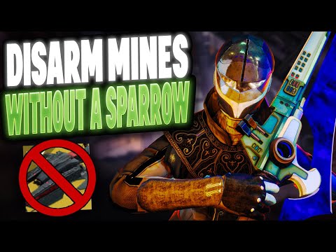 Solo Disarm The Mines Without A Sparrow (Grasp Of Avarice Dungeon) [Destiny 2]