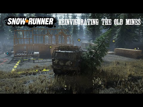 Reinvigorating The Old Mines Flooded Foothills Yukon Canada Phase 2 Snowrunner Gameplay In ZikZ 605R