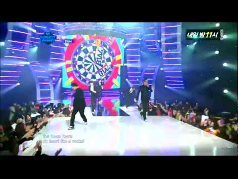 B1A4 Live - Beautiful target Fan Cafe Stage Event- M Countdown