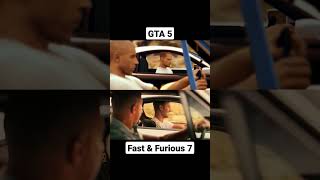 Fast Furious 7 Ending - GTA 5 Comparison