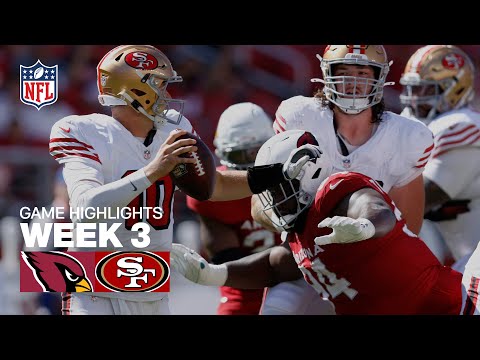 Arizona Cardinals vs San Francisco 49ers Game Highlights | 2025 NFL Season Week 3