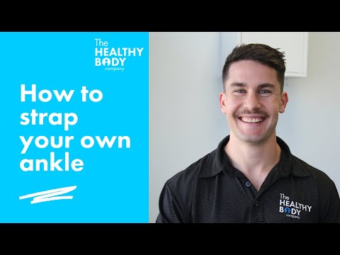 HOW TO:  Strap Your Own Ankle