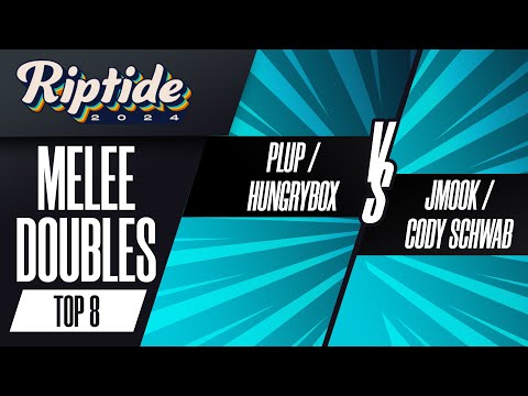 Plup/Hungrybox vs Jmook/Cody Schwab - Riptide 2024 - Melee Doubles - Winners Final