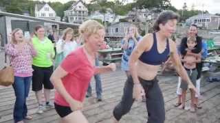 CATIE CURTIS and CHRISTA CHAMPION JUMP FOR 50th BIRTHDAY!