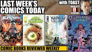 Last Week's Comics Today - Tuesday, August 12th, 2025 - Comic Reviews
