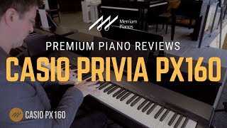 Video thumbnail for 🎹 Casio Privia PX160 Demo & Review - AiR Sound Source & Tri-Sensor Scaled Hammer Action II 🎹 by Merriam Music