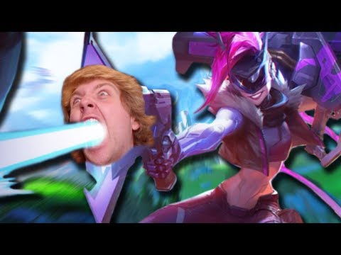 Lethality Jinx with the new lethality items is literally just a railgun with legs