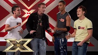 It's all love for show's FIRST-EVER BOYBAND with Boyz II Men cover! | The X Factor Auditions
