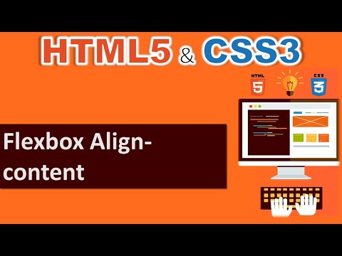 Align content in CSS flexbox | CSS Tutorial in Urdu Hindi
