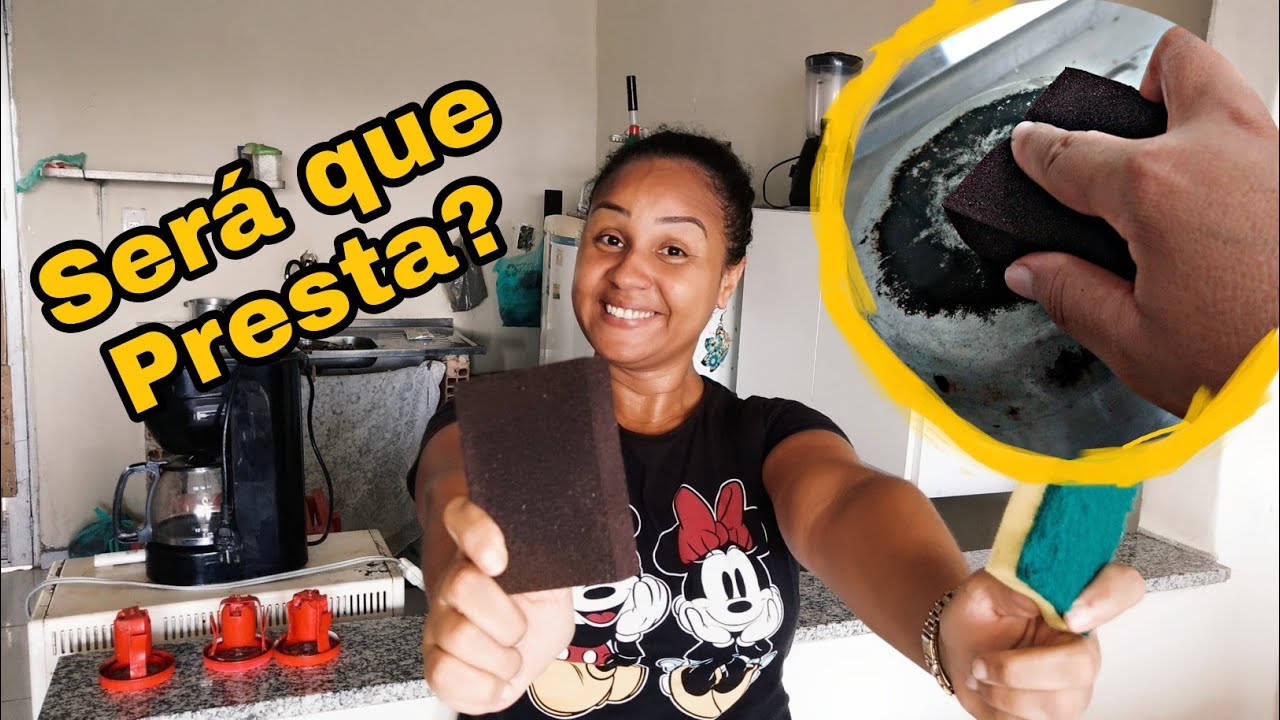 Watch Now Esponja Mágica LIMPEZA PESADA| Panelas e ferrugem Esponja Mágica LIMPEZA PESADA| Panelas e ferrugem