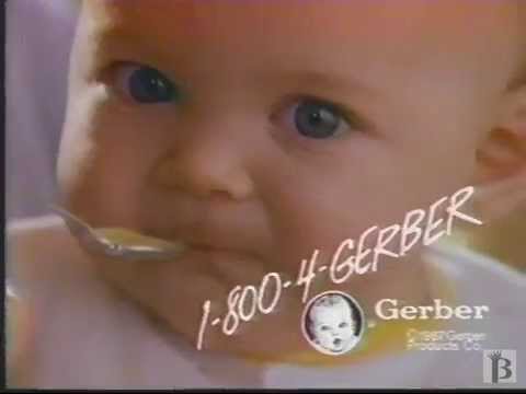 Gerber Baby Food Commercial 1987