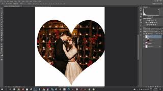 How to Make And Crop Heart Shape Photo in Photoshop for Photoprint.