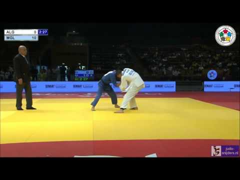 Judo 2013 Grand Prix Abu-Dhabi: Mohammedi (ALG) - Dovdon (MGL) [-66kg] rep