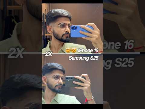 No Controversy 😂 Camera comparison between iphone 16 and Samsung S25 #iphone #samsung #iphone16
