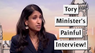 Tory Minister Tries To Dodge Questions About Conservative Sleaze!