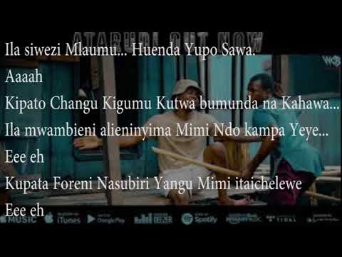 Harmonize Atarudi LYRICS #atarudiharmonizelyrics