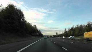 preview picture of video 'Driving On The M5 From J27 (Tiverton) To J28 (Honiton), England 21st October 2011'