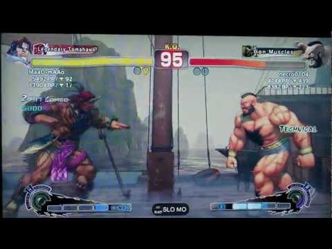 SSF4 AE 2012: MaaO-mAAo (T. Hawk) vs necro0104 (Zangief)