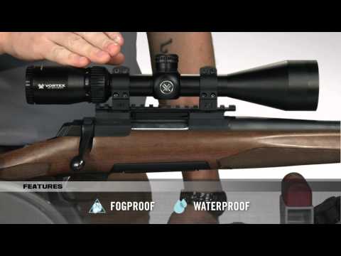 Vortex Crossfire II 6-24x50 AO Riflescope (Dead-Hold BDC MOA Reticle) with Cap and Bubble Level