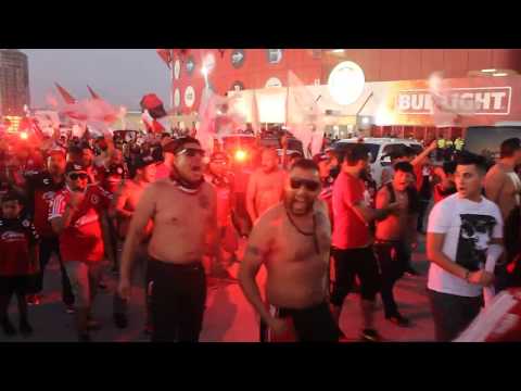 "LA MASAKR3 CARAVANA XOLOS VS VERACRUZ APERTURA 2017" Barra: La Masakr3 • Club: Tijuana