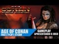 Age Of Conan Gameplay Primeiras Impress es Gameplay Pre