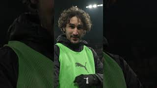 Download lagu Adli and the Curva Sud chant 📢❤️🖤 | #shorts mp3