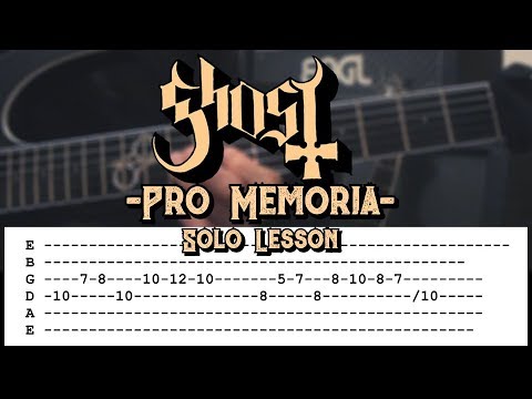 Pro Memoria - Ghost