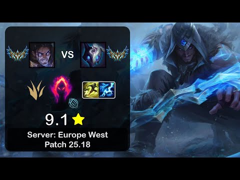 Sylas Jungle vs Kindred - EUW Challenger - Patch 25.18