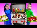 Jannie Lyndon Pretend Play Cooking W Deluxe Barbecue BBQ Grill Playset