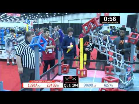 2015 VRC Engr Q104 - 1320A 2845B vs 5069X 6274 - 65 to 31 - VEX Worlds 2015 - Engineering Division