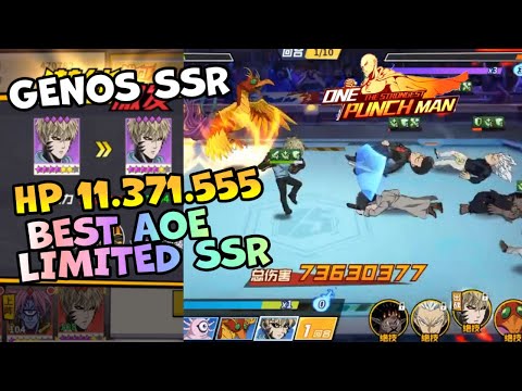 🔥🔥 1 ULTRA SHOT = DEATH ! ULTRA GENOS SSR, RED MOSQUITO GIRL, PSYKOS - One Punch Man The Strongest