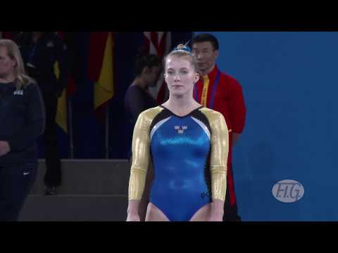 2019 Trampoline Worlds, Tokyo (JPN) – Lina SJOEBERG (SWE), Qualifications Double Mini Trampoline