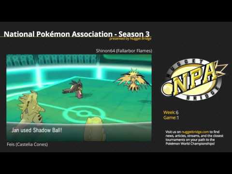 NPA 3 Week 6 - Feis (Castelia Cones) vs Shinon64 (Fallarbor Flames) Game 1