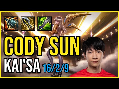 CODY SUN - KAI'SA vs. NIDALEE Jungle | NA RANKED | PATCH 11.1